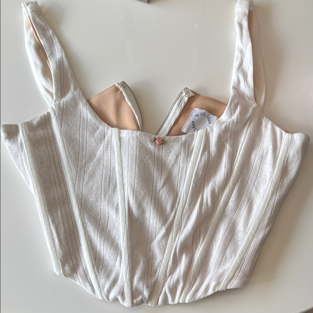 Elegant White Women's Top
